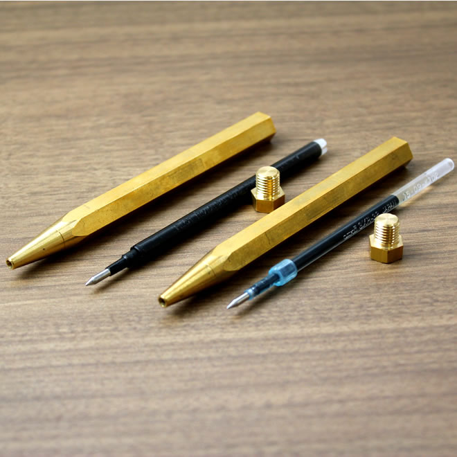 和気文具オリジナル ブラスボールペン 真鍮 太軸 Wk 0011 11 11 Wk 0011 11 12 通販 文房具の和気文具