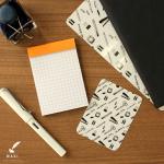 和気文具オリジナル ブロックロディア RHODIA No11 サイズ 下敷き