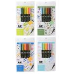 トンボ鉛筆 Tombow ABT 水性マーカーABT 6色セット デュアルブラッシュペン